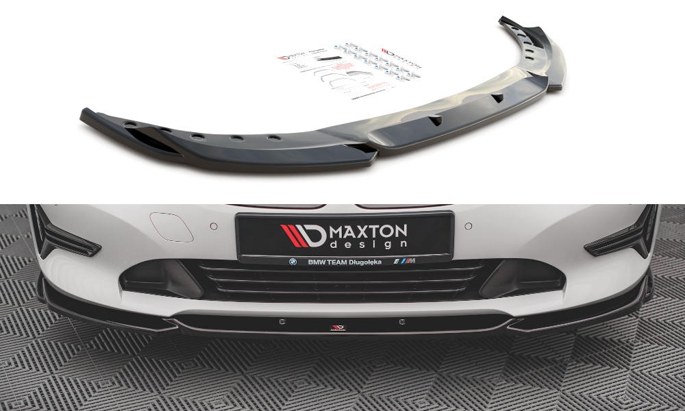 Voorspoiler BMW 3 Serie G20 V2 Gloss Black