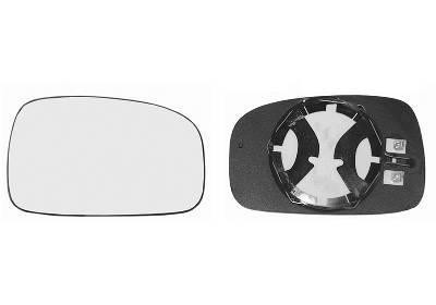 spiegelglas, bol glas, verwarmd, rechts Peugeot 306, 1993-1997