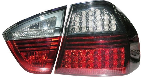 Achterlichten BMW E90 05-08 LED Rood/Smoke