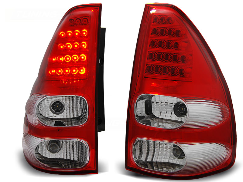 Achterlichten Toyota Land cruiser 120 03-09 Rood