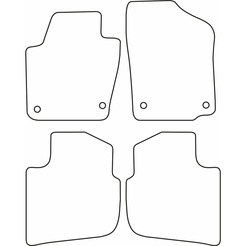 Automatten  Seat Toledo 2013-2019