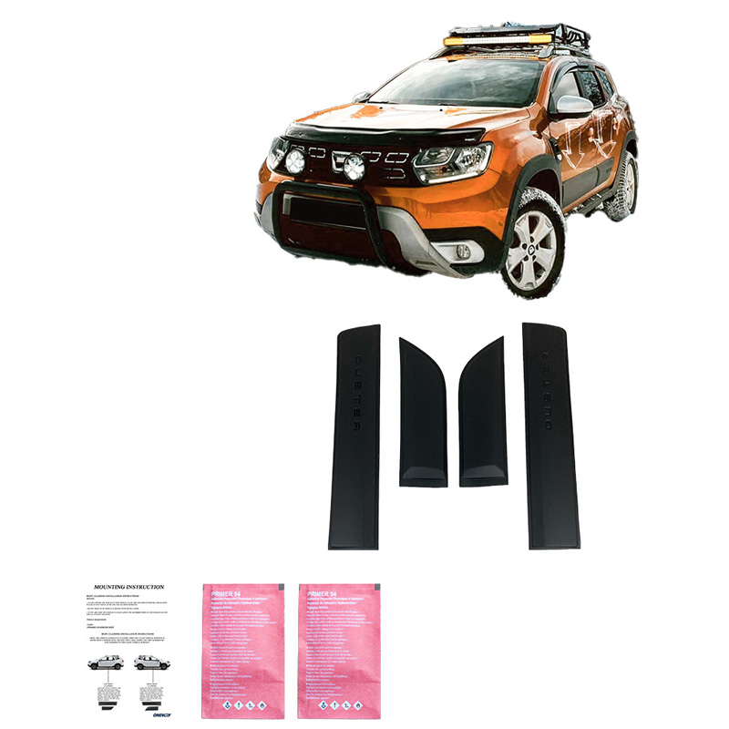 Deurpanelen  Dacia Duster II 2018-2024 - Matzwart