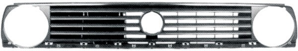 Radiator Grill GOLF 83-91 ZWART
