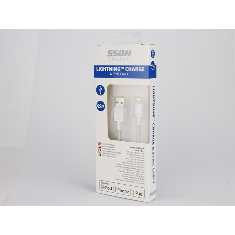 SSDN Mobile Lightning laad-/datakabel - 200cm