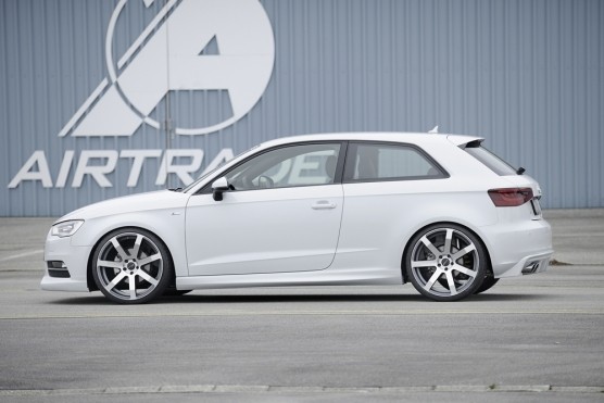 Achterbumper Diffusor Audi A3 8V 12-16 Rieger ABS
