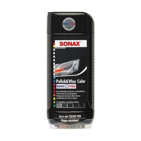 Sonax 296.100 Polish & Wax Zwart 500 ml