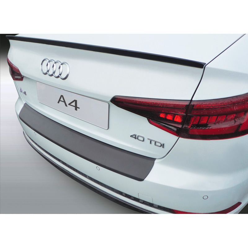 ABS Achterbumper beschermlijst  Audi A4 Sedan 10.2018-09.2019 Zwart