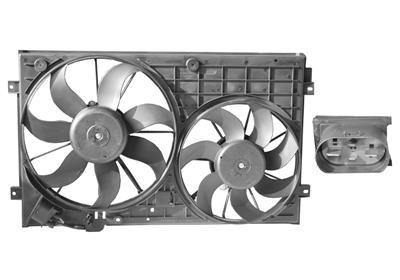 ventilator compleet met windtunnel en steun, 1.9SDi, 1.9TDI, (68