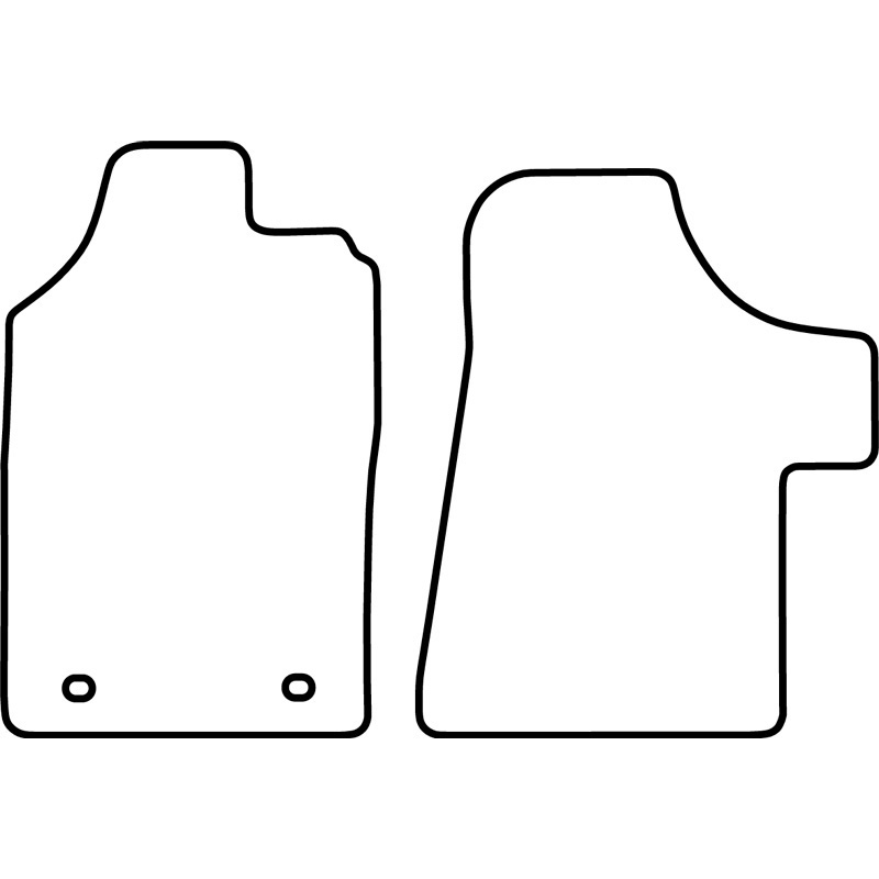 Automatten Velours  Mercedes Vito 2010-2013 (alleen voor)