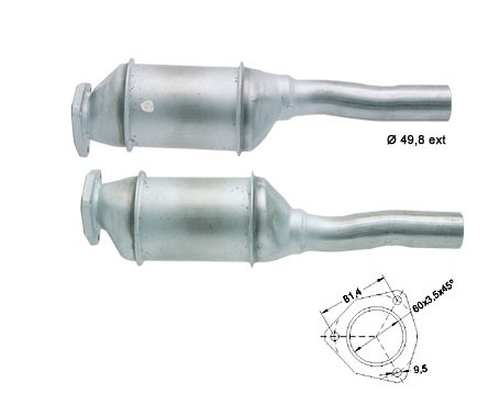 VW GOLF III 1.9TD 1896 cc 66 Kw / 90 cv 1Z Magnaflow CAT Bouwjaa