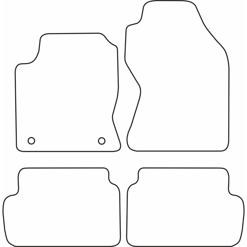 Automatten  Ford Focus 2002-2004
