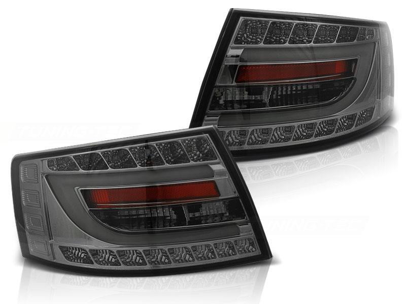 Achterlichten Audi A6 4F Sedan Tube LED Smoke