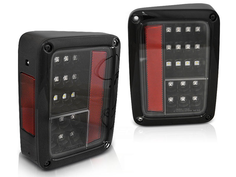 Achterlichten JEEP Wrangler JK (2007-2017) LED Zwart