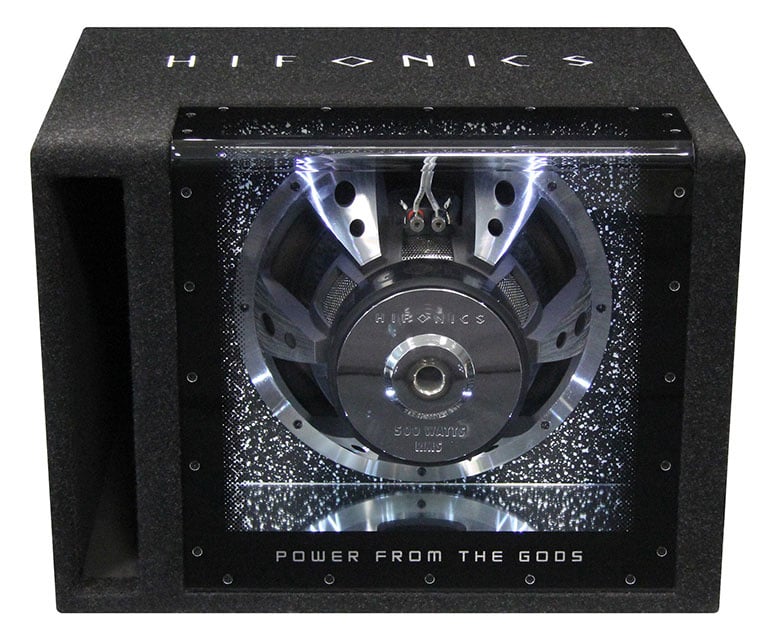 Hifonics Zeus ZX12BP Subwoofer in kast 30cm