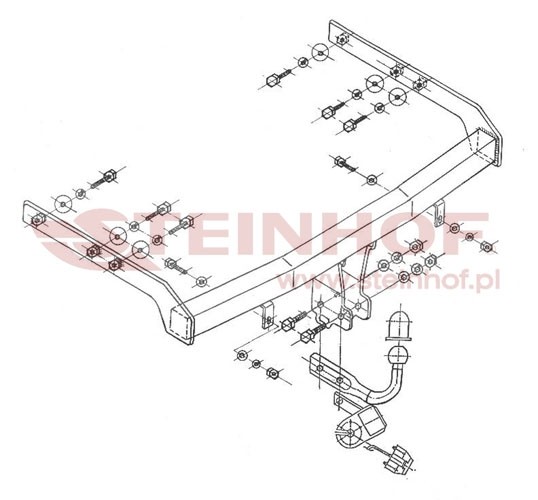 Trekhaak Seat Alhambra 05/2000-09/2010