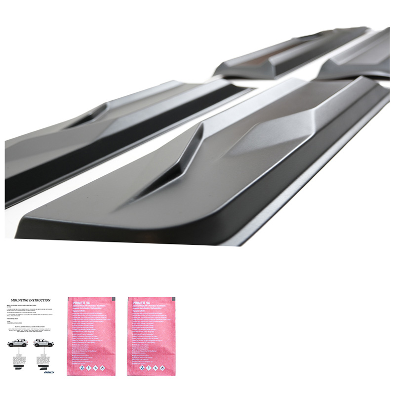 Deurpanelen  Toyota Hilux 8e Gen. 2015- - Matzwart