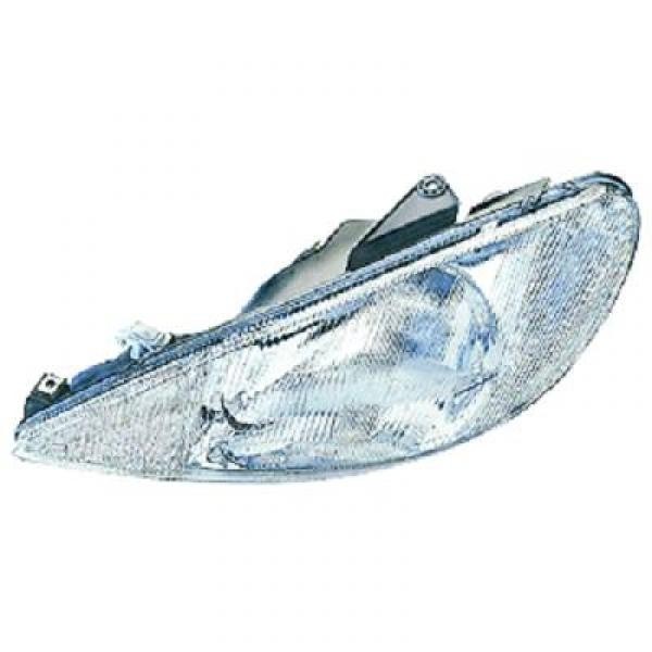 Koplamp rechts P206 98->> TYC H4