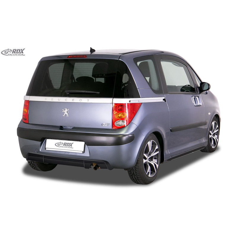 Achterskirt 'Diffusor'  Peugeot 1007 2005- (ABS)