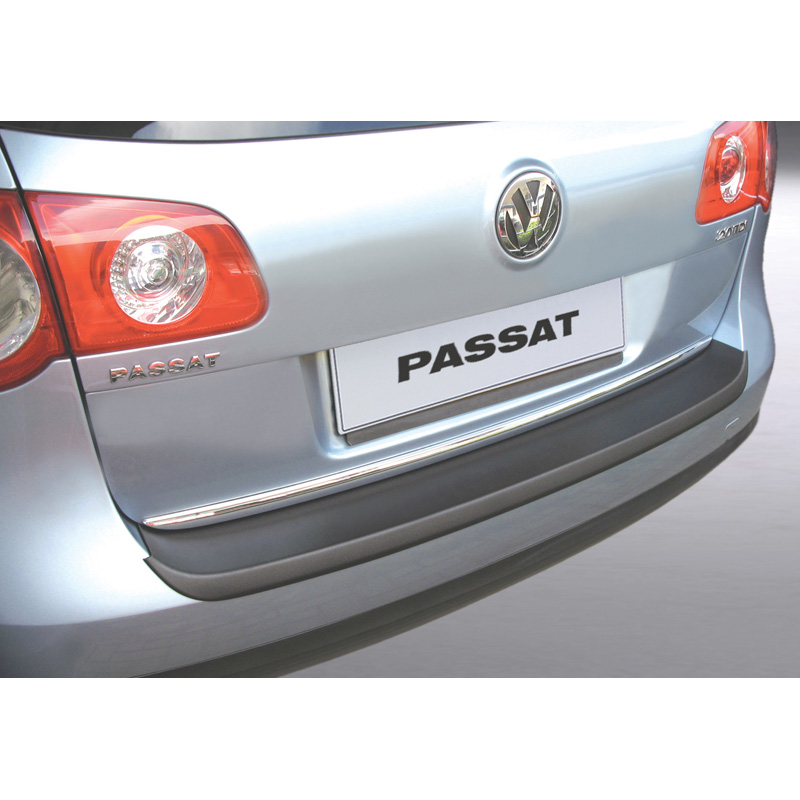 ABS Achterbumper beschermlijst  Volkswagen Passat 3C Variant 2005-2010 Zwart