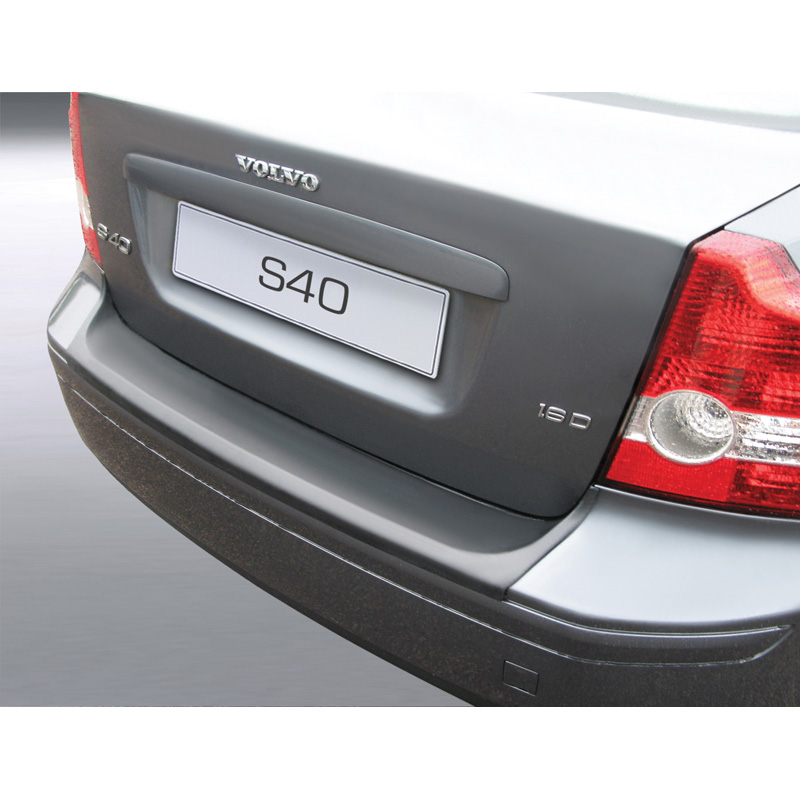 ABS Achterbumper beschermlijst  Volvo S40 2004-2007 Zwart