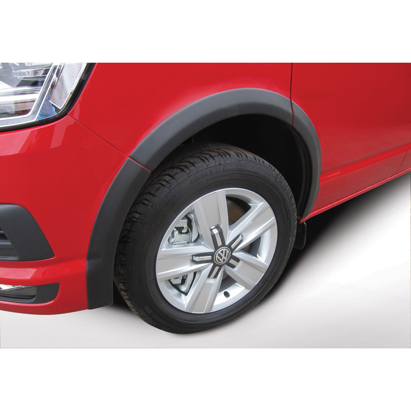 RGM Spatbordverbreders  Volkswagen Transporter T5 2003-2015 Korte wielbasis - rechter schuifdeur - Zwart