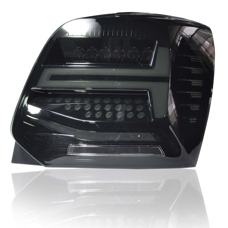 Set LED Achterlichten  Volkswagen Polo 6R/6C 2009-2017 - Zwart - incl. Dynamic Running Light
