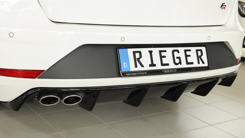 Diffusor Seat Leon ST FR 5F Station Wagon Rieger Glossy Black