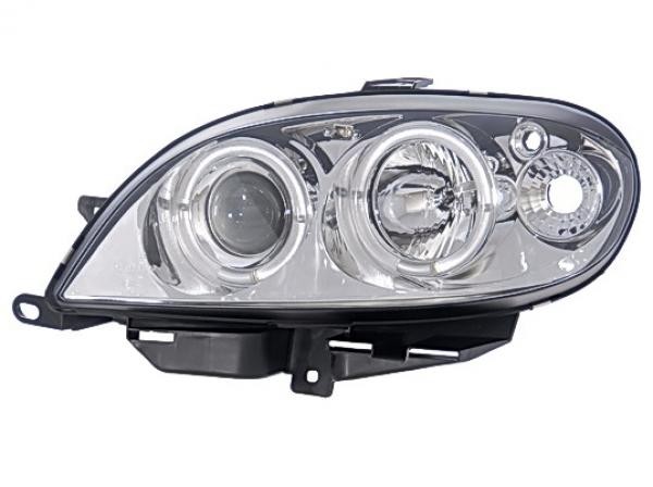 Koplampen Citroen Saxo 00-03 Angel Eyes chroom