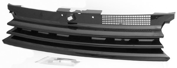 Grill VW Golf IV met onderrand zwart
