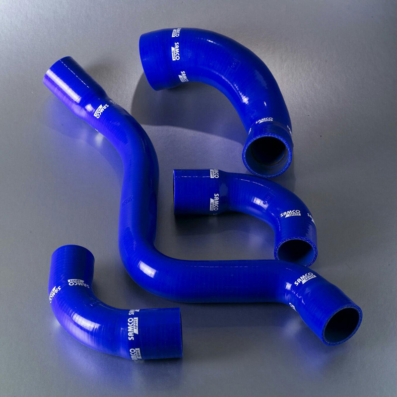Samco Slangen Kit  Opel Cavalier/Calibra 16v Turbo - 4-delig - Turbo - Blauw