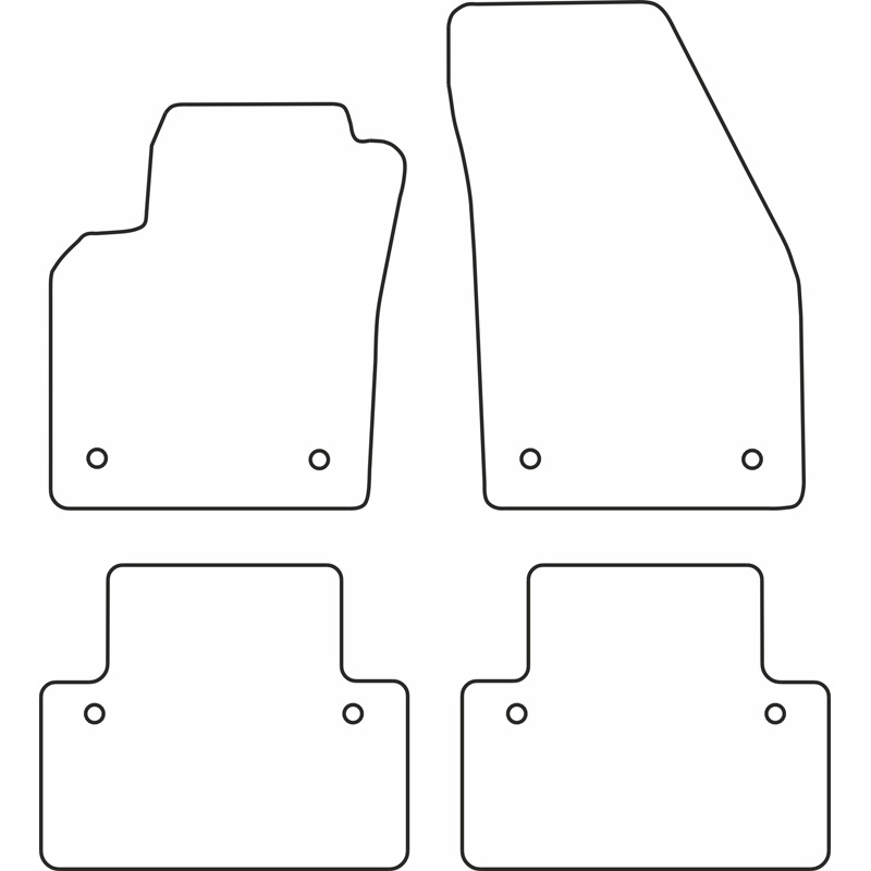 Automatten  Volvo S40/V50 2004-2011