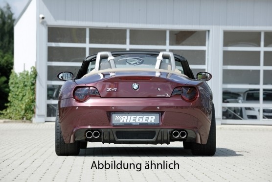 Achterbumper Diffusor BMW Z4 ABS 03- 90mm Rieger