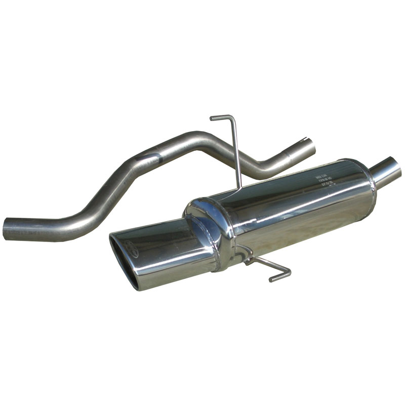 100% RVS Sportuitlaat  Fiat Punto (188) 1.2/1.2 Sporting 1999- 120mm
