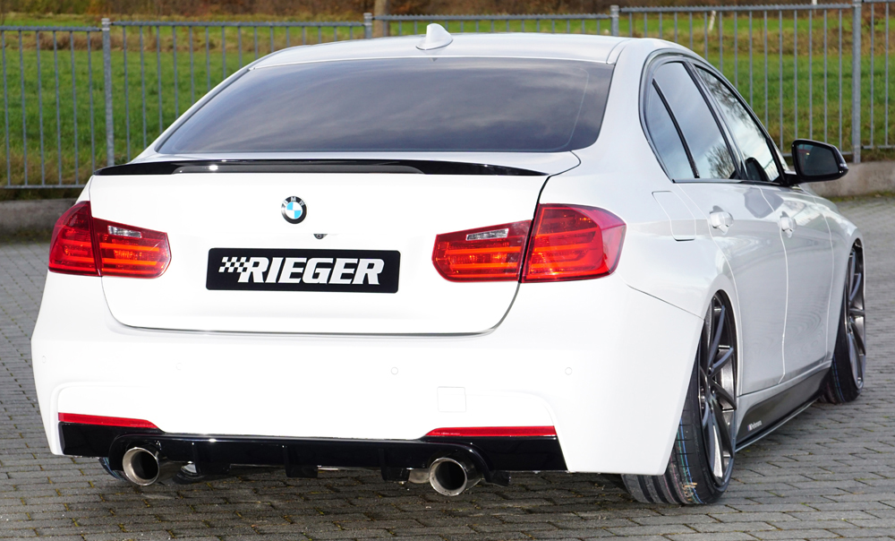 Zijskirt BMW 3Serie F30/F31 2012-... Zwart Rieger
