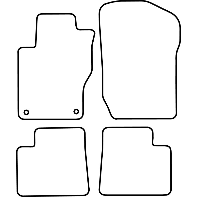 Automatten Velours  Mercedes ML W164 2005-2012