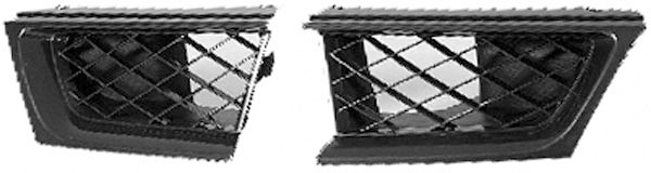 Radiator Grill rechts IMPREZA 06-07 MATT ZWART