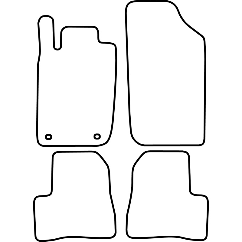 Automatten  Peugeot 206 1998-2007