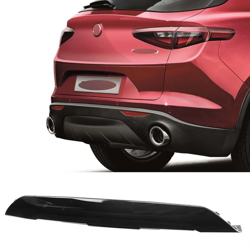 Achterdiffusor Alfa Romeo Stelvio Gloss Black