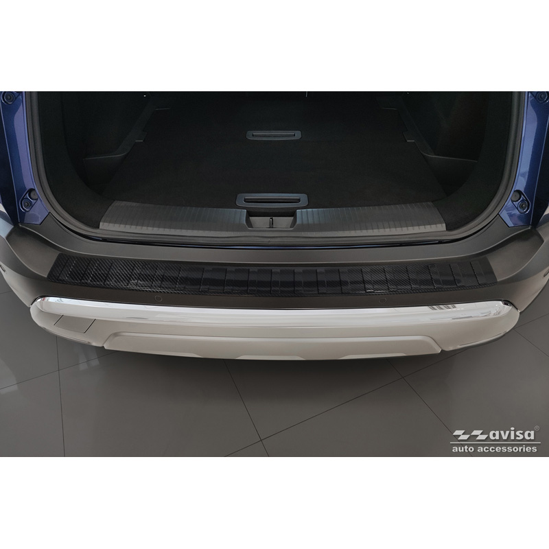 Echt 3D Carbon Achterbumperprotector  Nissan X-Trail IV (T33) 2021- 'Ribs'