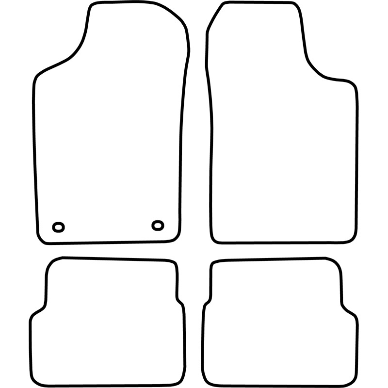 Automatten Velours  Renault Laguna 1998-2001