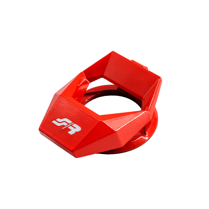Simoni Racing Startknop Afdekking - Rood - Ø30mm