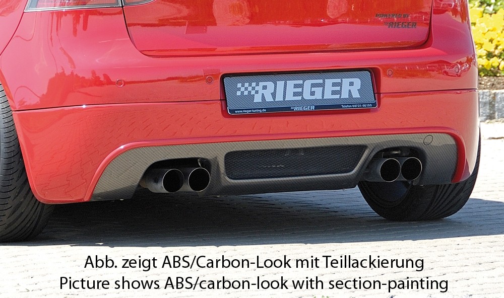 Diffusor VW Golf V GT/GTI Rieger Carbon Look