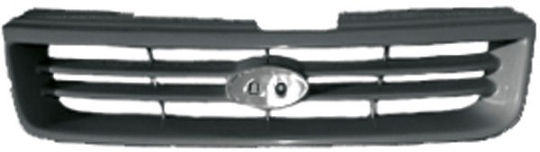 Radiator Grill HYUNDAI PONY 91-94 ZWART