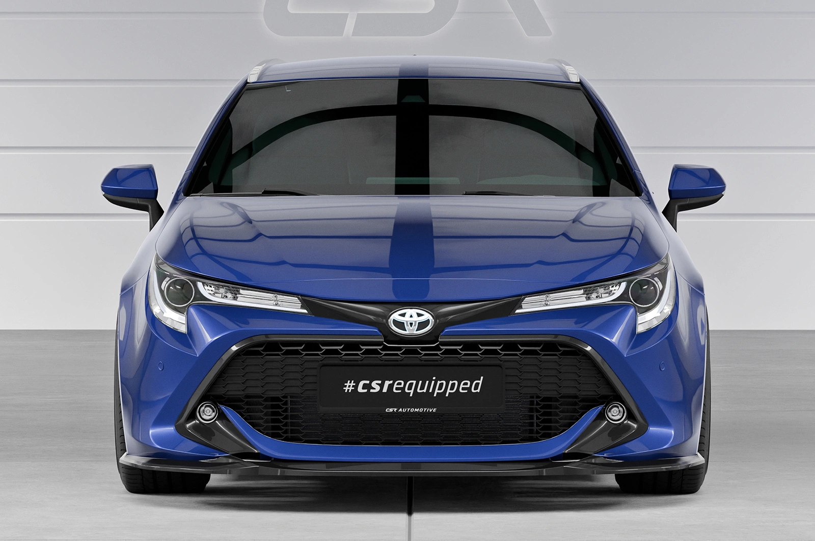 Voorspoiler  Toyota Corolla (E210) Touring Sports glans zwart