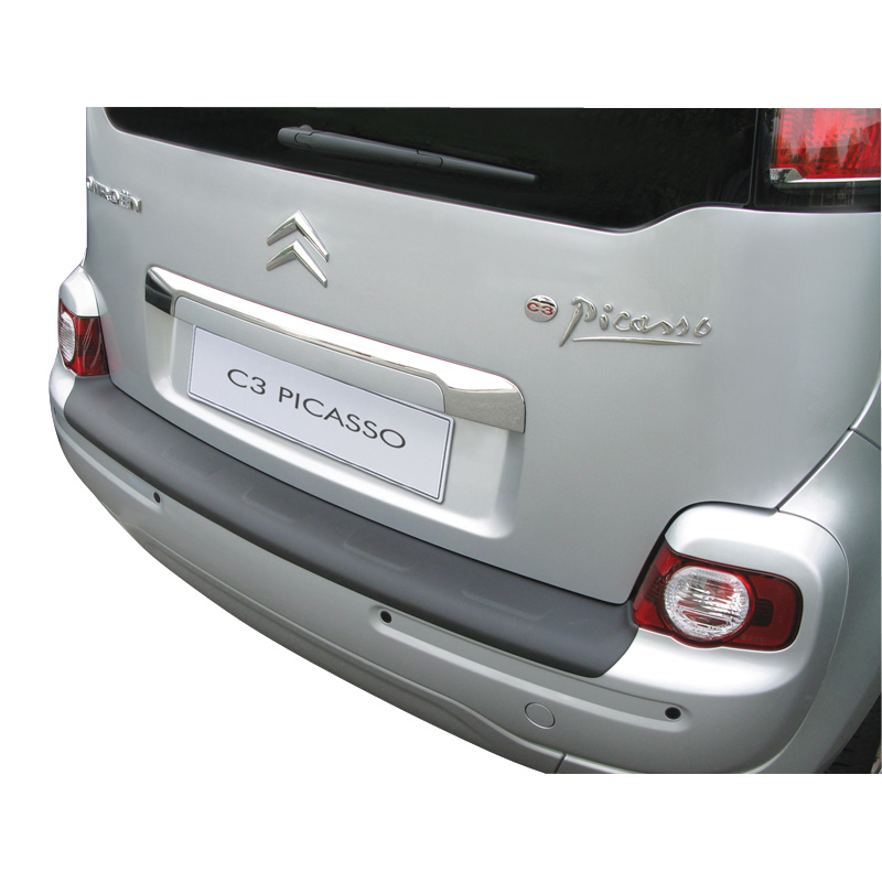 ABS Achterbumper beschermlijst  Citroën C3 Picasso Zwart