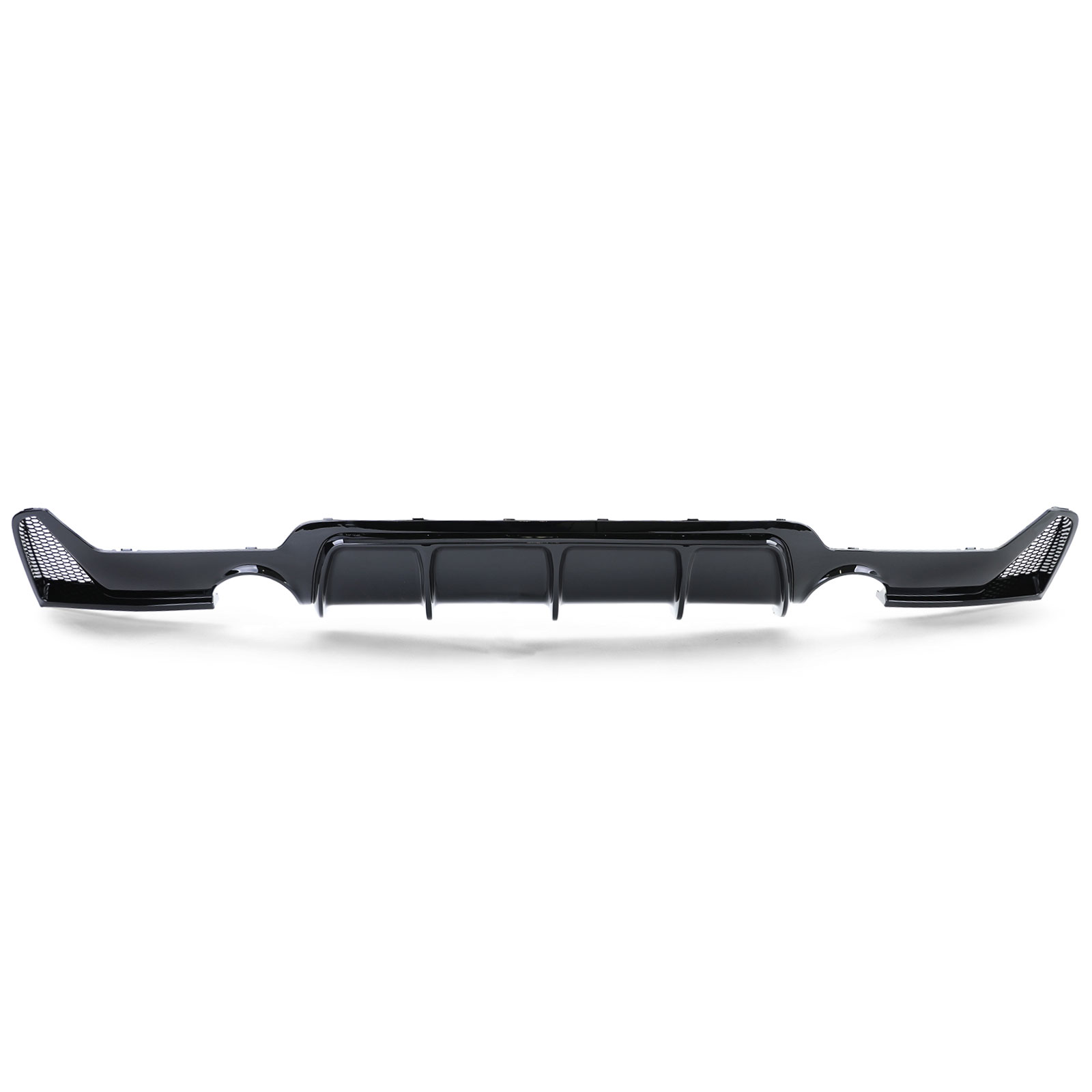 Diffusor BMW 4-serie F32 / F36 2013- Glans Zwart M-Pakket Duplex