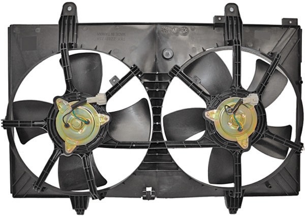 DUBBELE FAN COMPLEET MURANO 03-07 3.5 ltr.COMPLEET
