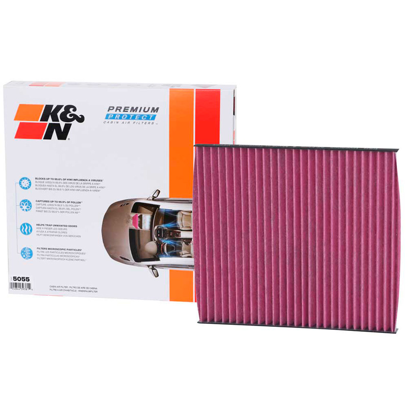 K&N Premium Single-Use Interieurluchtfilter  Hyundai/Kia diverse modellen (DVF5055)
