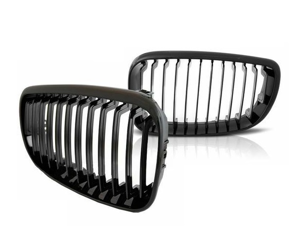 Grill Nieren BMW E87/E81/E82/E88 09.07-13 Glans Zwart