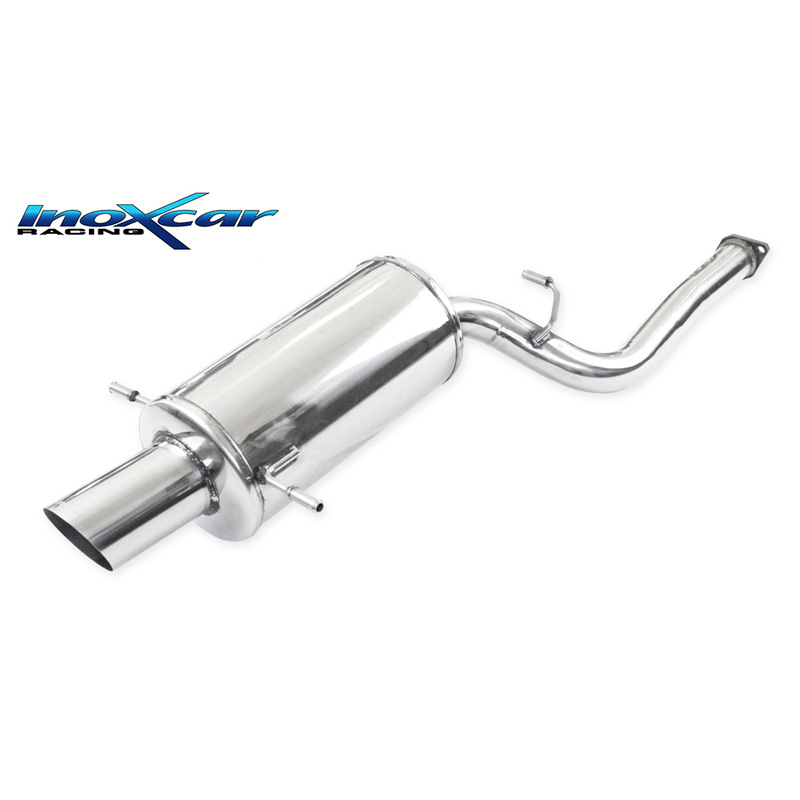 100% RVS Sportuitlaat  Subaru Impreza 4WD 2.0 WRX 2001- 1x101mm Rally